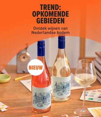 Trend: opkomende gebieden. Ontdek wijnen van Nederlandse bodem.